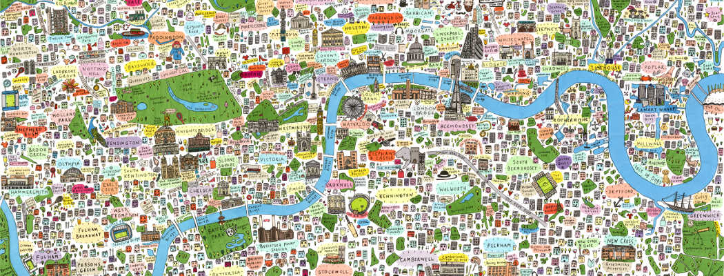 The Making of the Illustrated Map of London