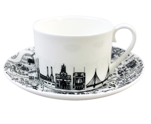 South-West London Teacup and Saucer Set