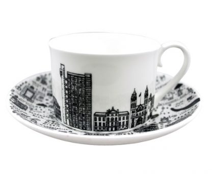 West London Teacup and Saucer Set by House of Cally