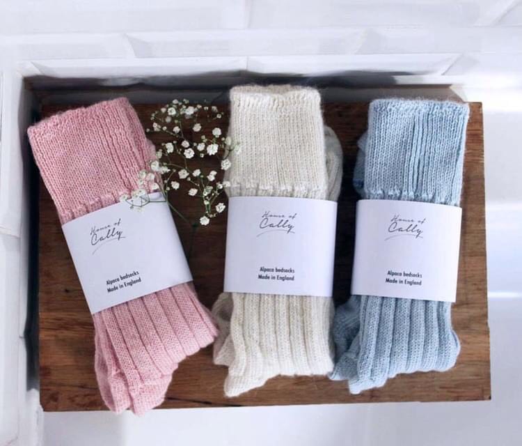 Alpaca Wool Bedsocks by House of Cally