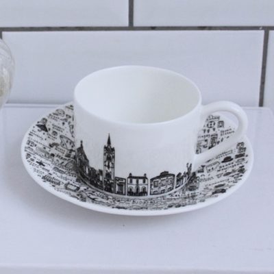 North London Teacup and Saucer Set