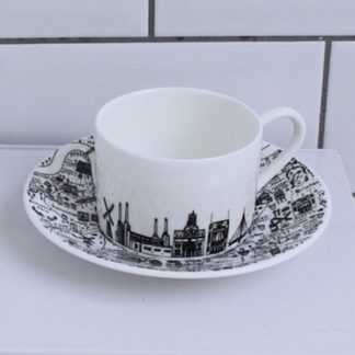 South-West London Teacup and Saucer Set