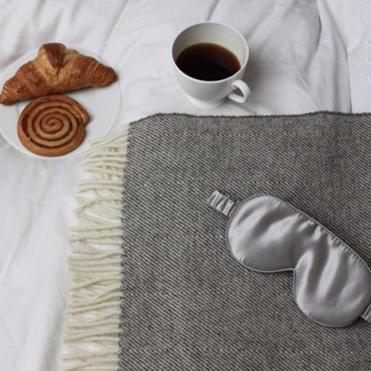 Grey Wool Snuggle Blanket