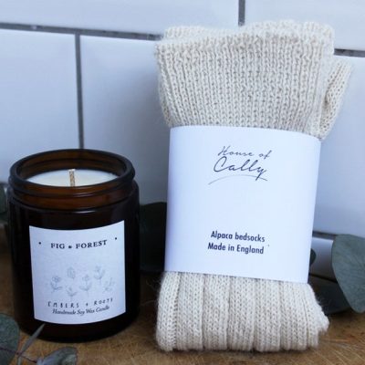 Socks and Candle Gift Sets from House of Cally