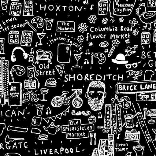 Limited Edition Map of London by House of Cally